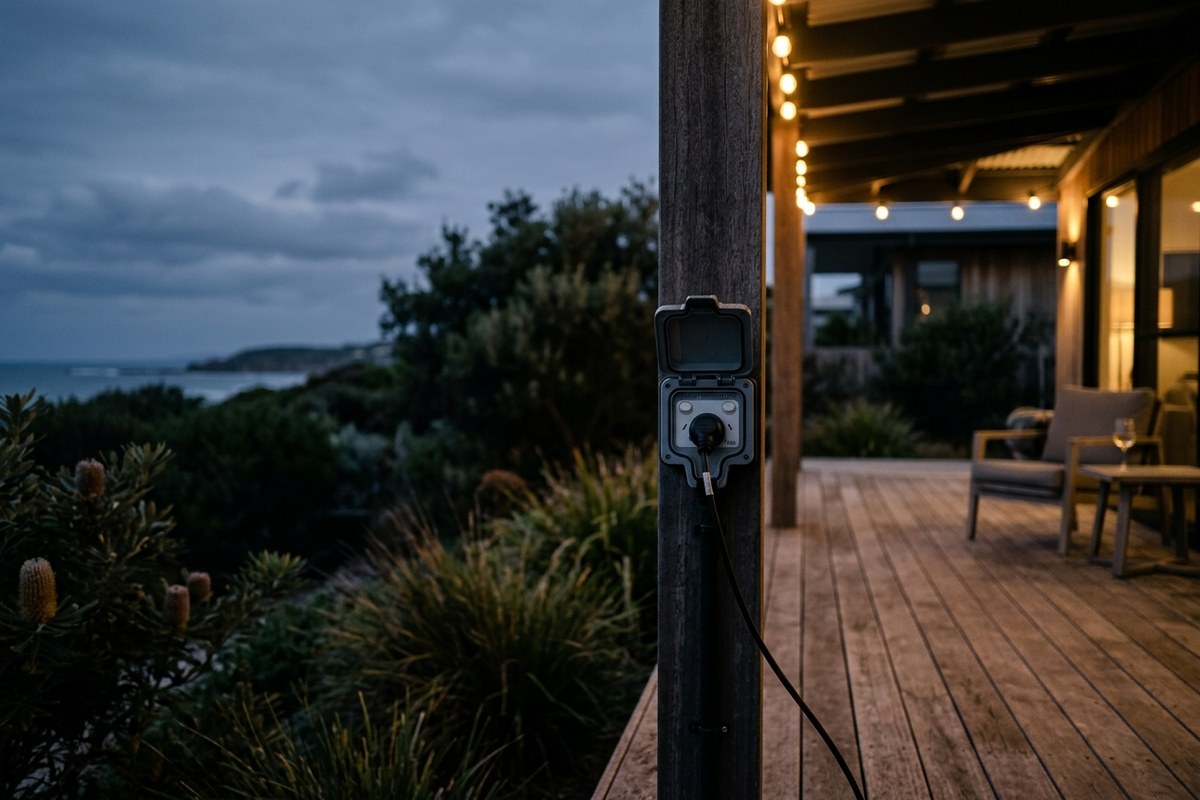 Outdoor Power and Lighting for Decks, Pools and Alfresco Areas